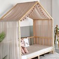 Camel Montessori Bed Canopy, Kids Bed Canopy, Montessori Bed Curtains, Kids Room Decor, Mosquito Net for Bed Nursery, Tulle Canopy