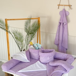 Aankleedkussen met drukknopen | Waterdicht aankleedkussen voor baby | Draagbaar aankleedkussen | Cadeau kraamcadeau | Cadeau voor pasgeborene