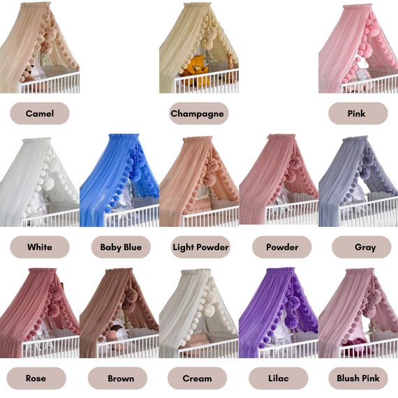 Mosquito Net for Baby Cribs Soft Smooth Dream Canopy