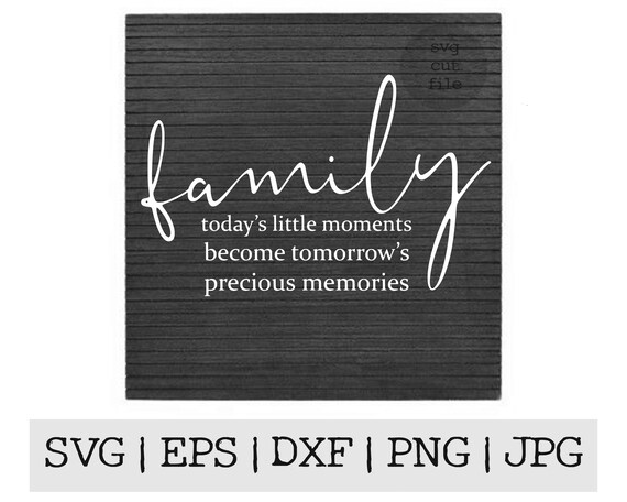 Family Definition Svg Home Sign Svg Wall Decor Family Quote Etsy