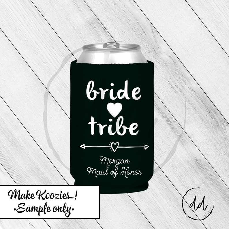 Download Bride Tribe SVG PNG DXF cut file wedding koozie bride ...