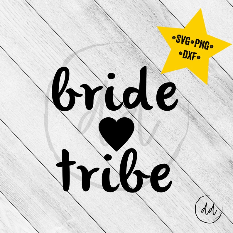 Download Bride Tribe SVG PNG DXF cut file wedding koozie bride tribe | Etsy