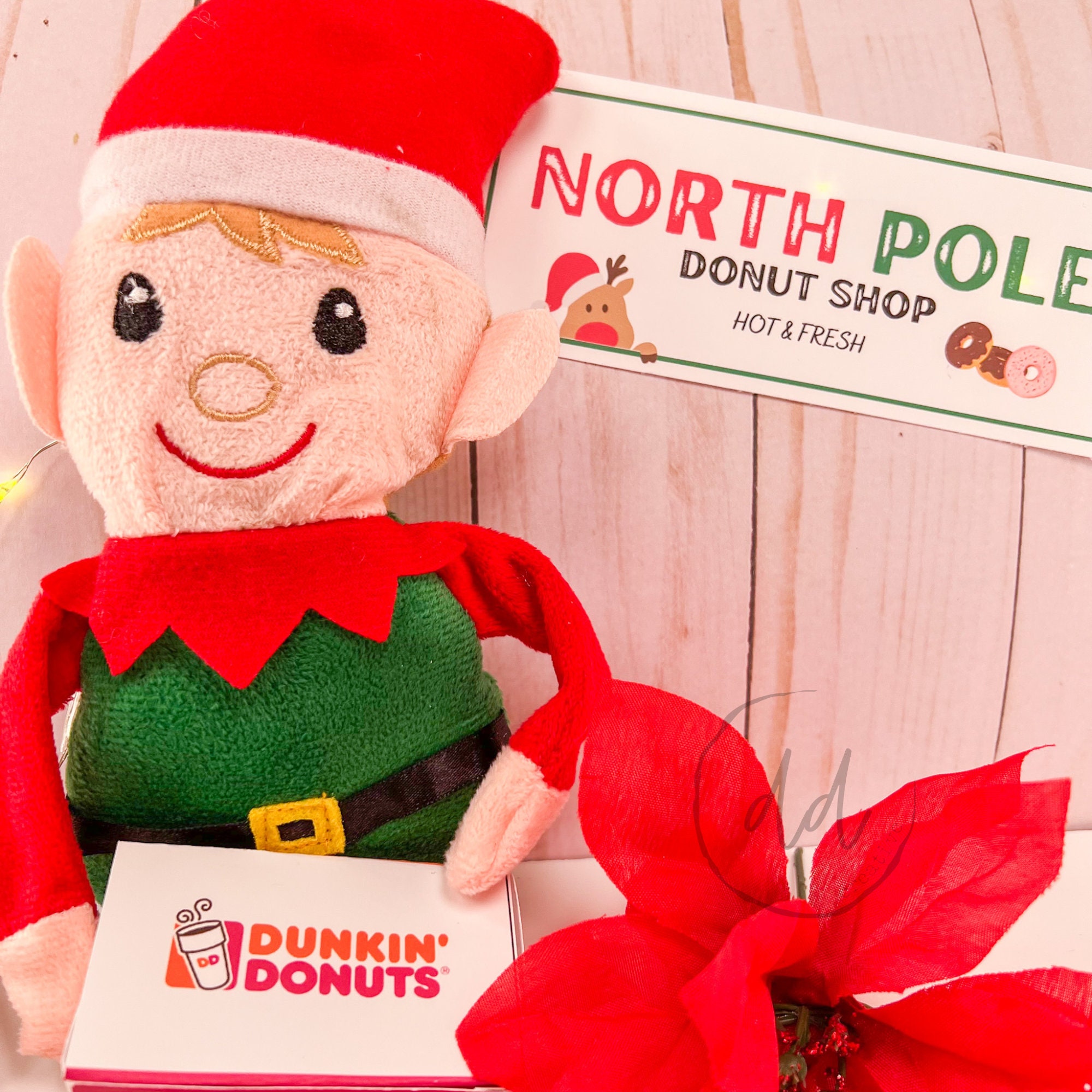 Elf Props, Tiny Elf Donut Box, Instant Digital Download, Easy Elf Ideas ...