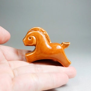 Handmade Ceramic Horse Figurine, Horse Lover Gifts, Miniature Pony, Christmas Decorations