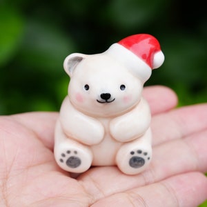 Polar Bear Ornament, Animal Ornament, Christmas Gift, Bear Gift Ornament