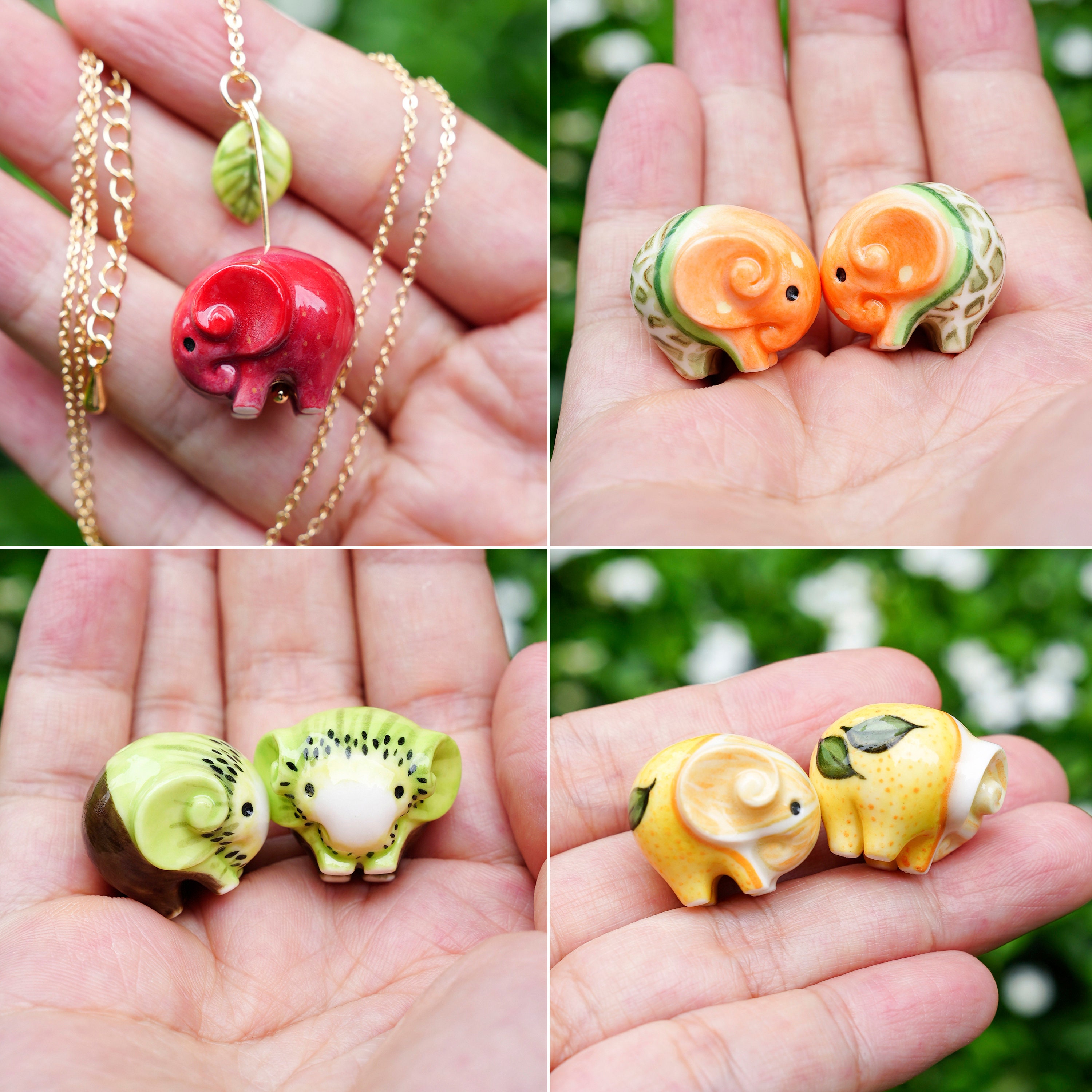 LPYO Lemon Earrings & Necklace Set For Women - Cute 3D Resin Fruit Dangle Earrings & Pendant Jewelry