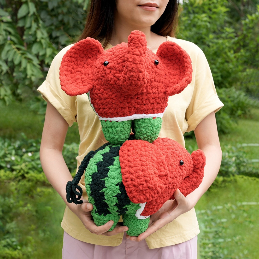 Elephant Crochet, Elephant Baby Toy, Elephant Gift for Kids, Handmade
