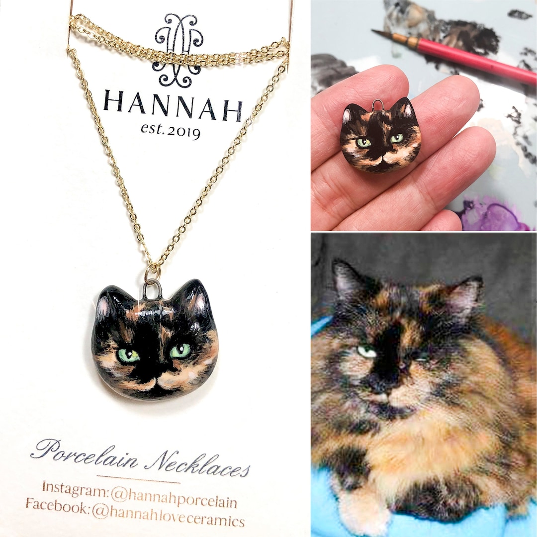 Cute Transparent Acrylic Cat Charms Pendants For Jewelry Making