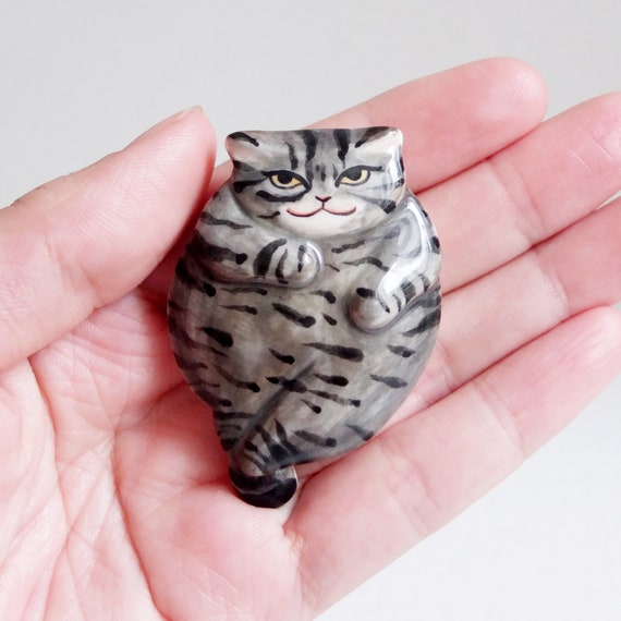 KITTEN&MOTHER CATS Ceramic Figurines Miniature Statue Decor Home Collec