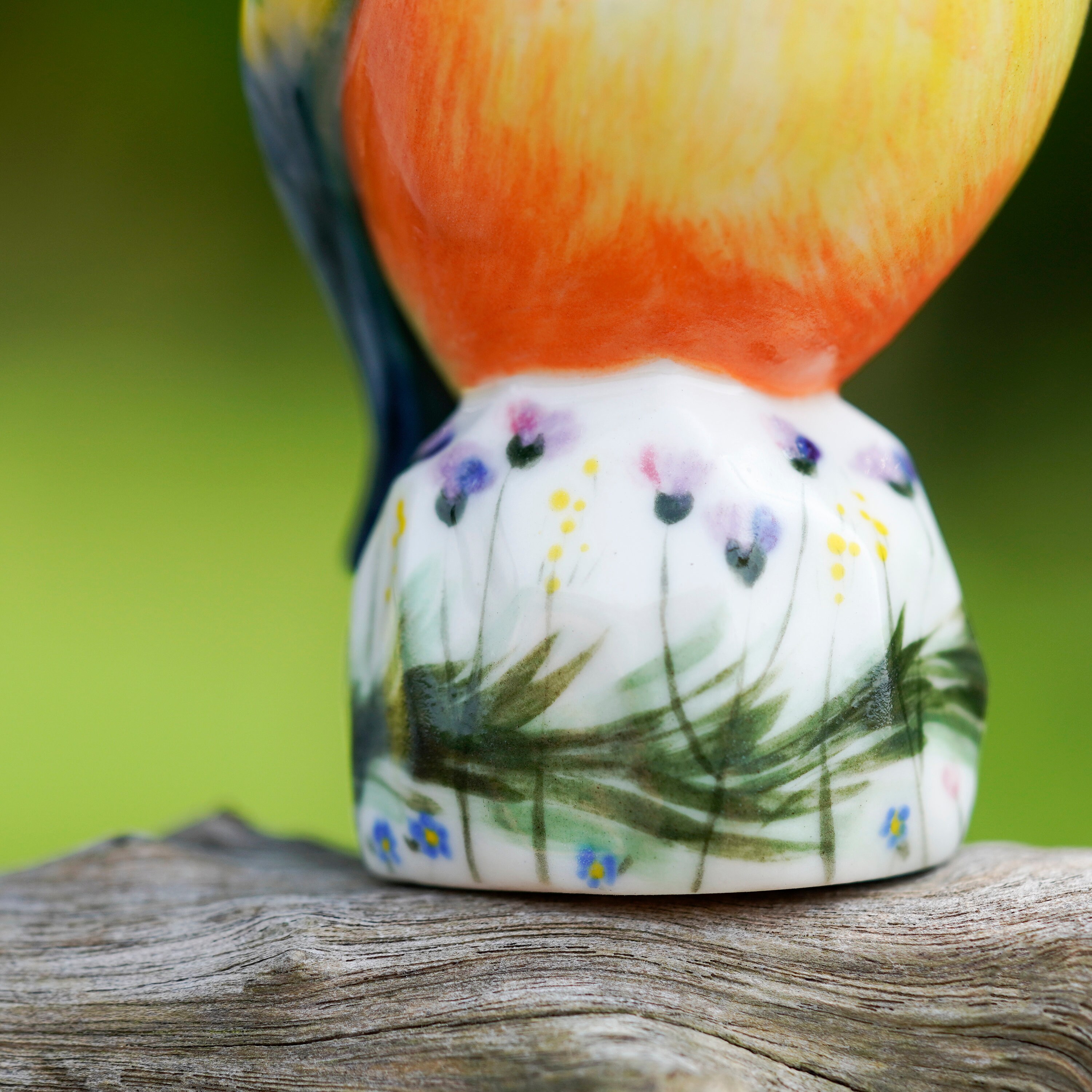 メキシコ製❓オウムインコ陶器製置物インテリアレア
