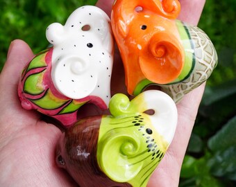 黄金の象の置物 | タイの手作り装飾品 | 宝石をちりばめた幸運の象の像