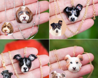 Collana Personalizzata Con Ritratto Di Animale Domestico - Gioiello Commemorativo In Acciaio Inox Con Incisione Foto/Nome - 4