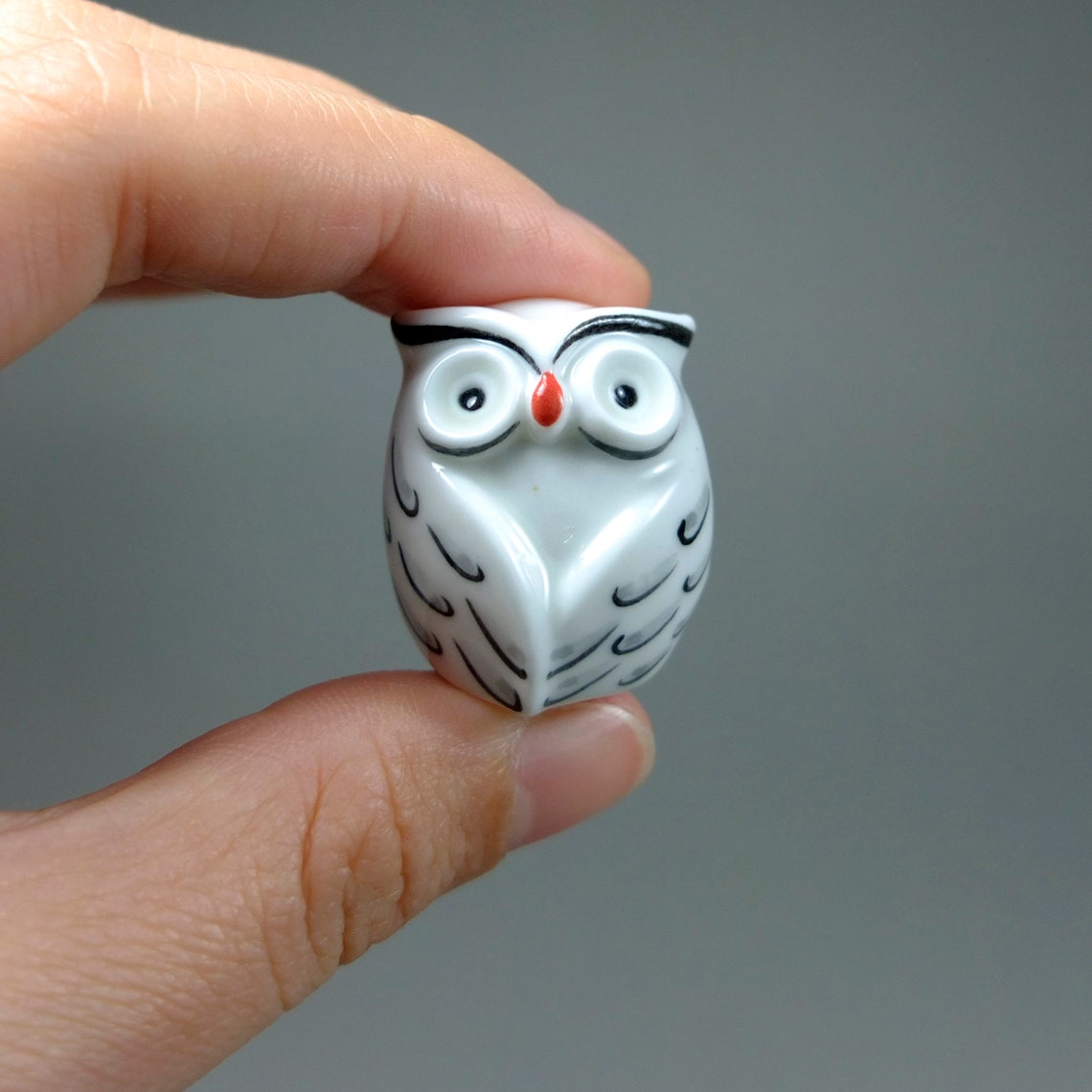 small ceramic owl figurines