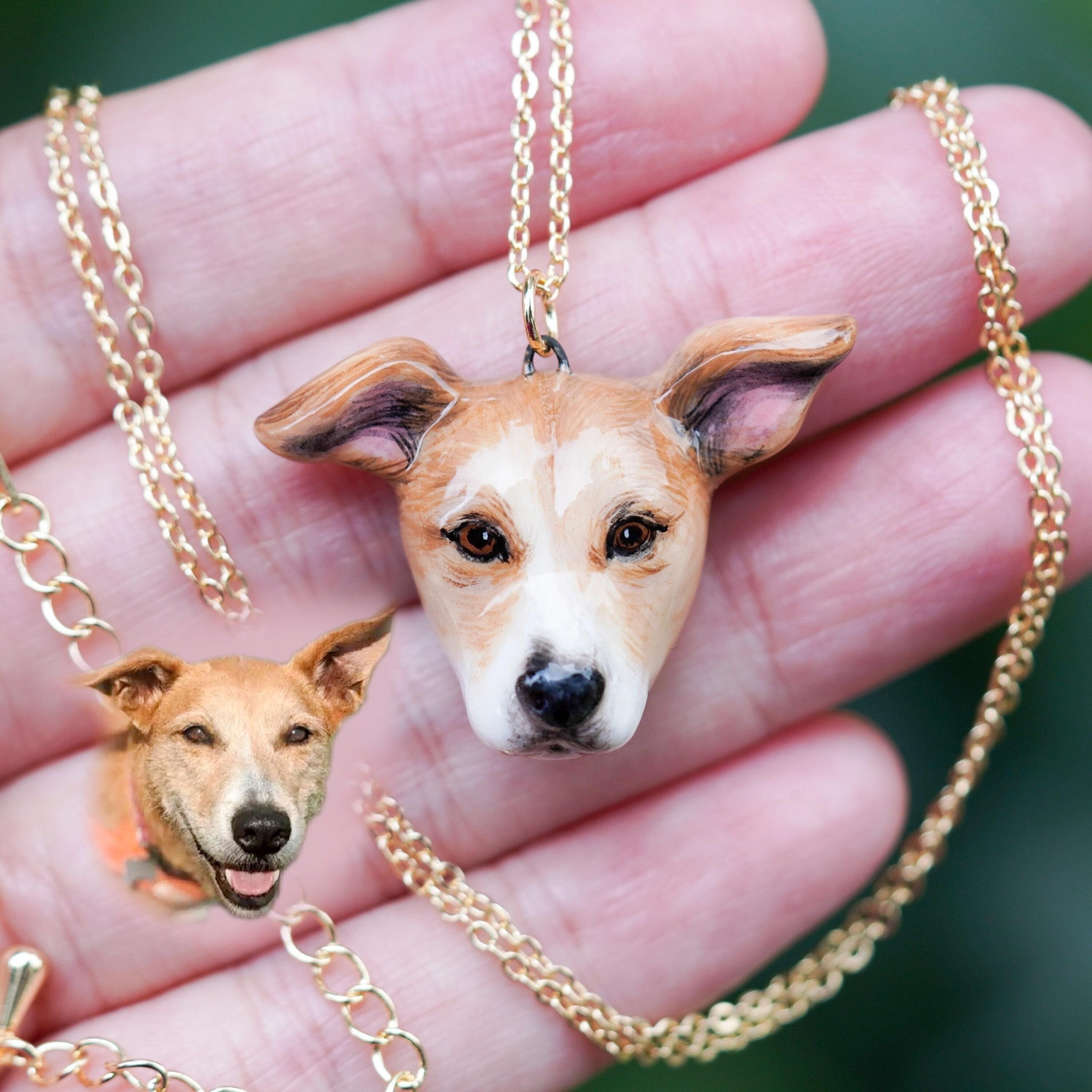 Etsy dog necklace discount