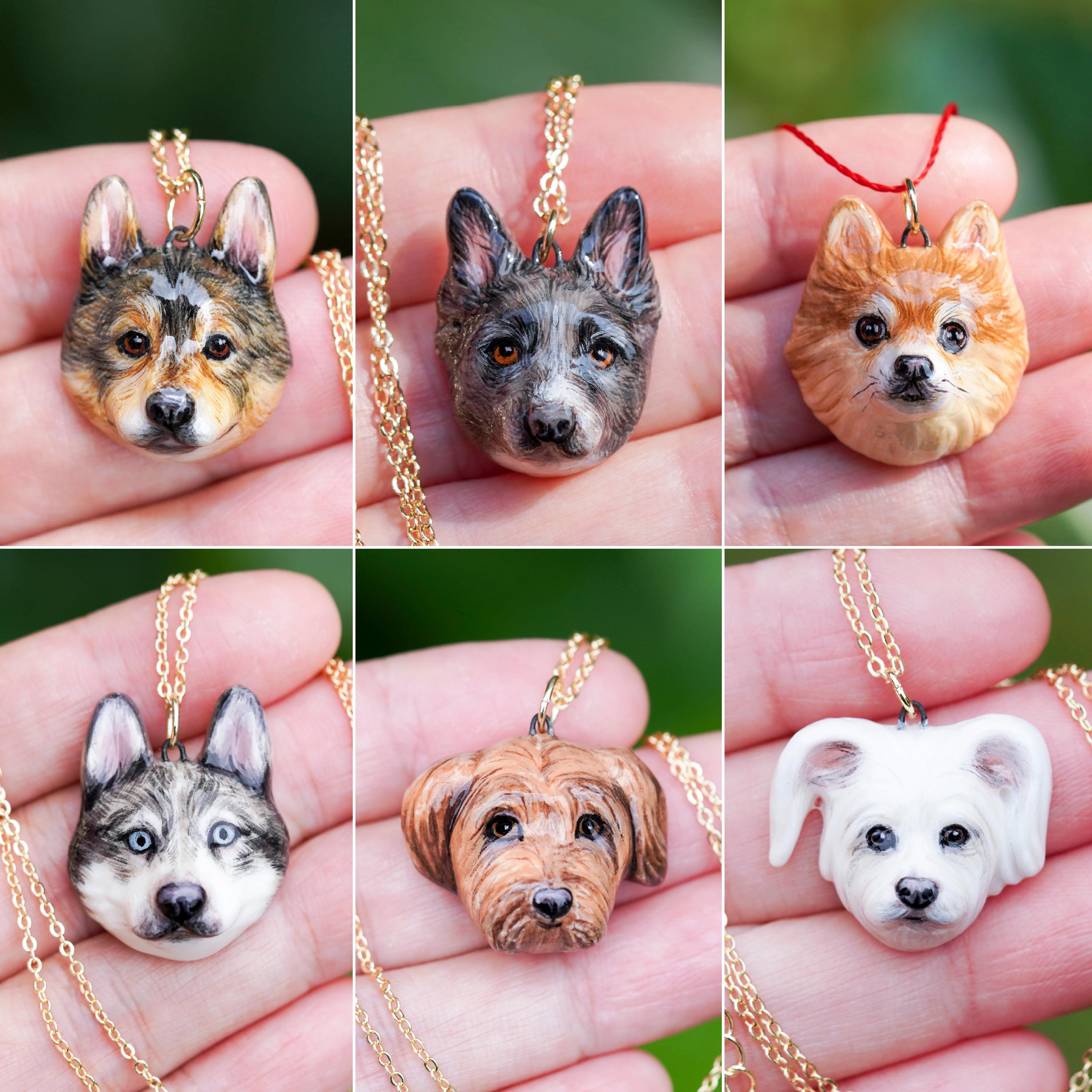 Una collana targhetta per animali domestici con incisione - Ciondolo