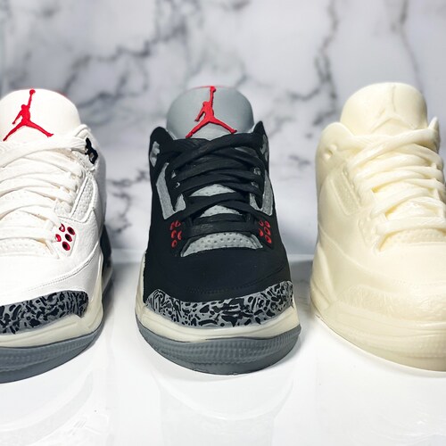 Retro 3s Sneaker Candle AJ3 Soy Candle Jordan 3 High Top - Etsy