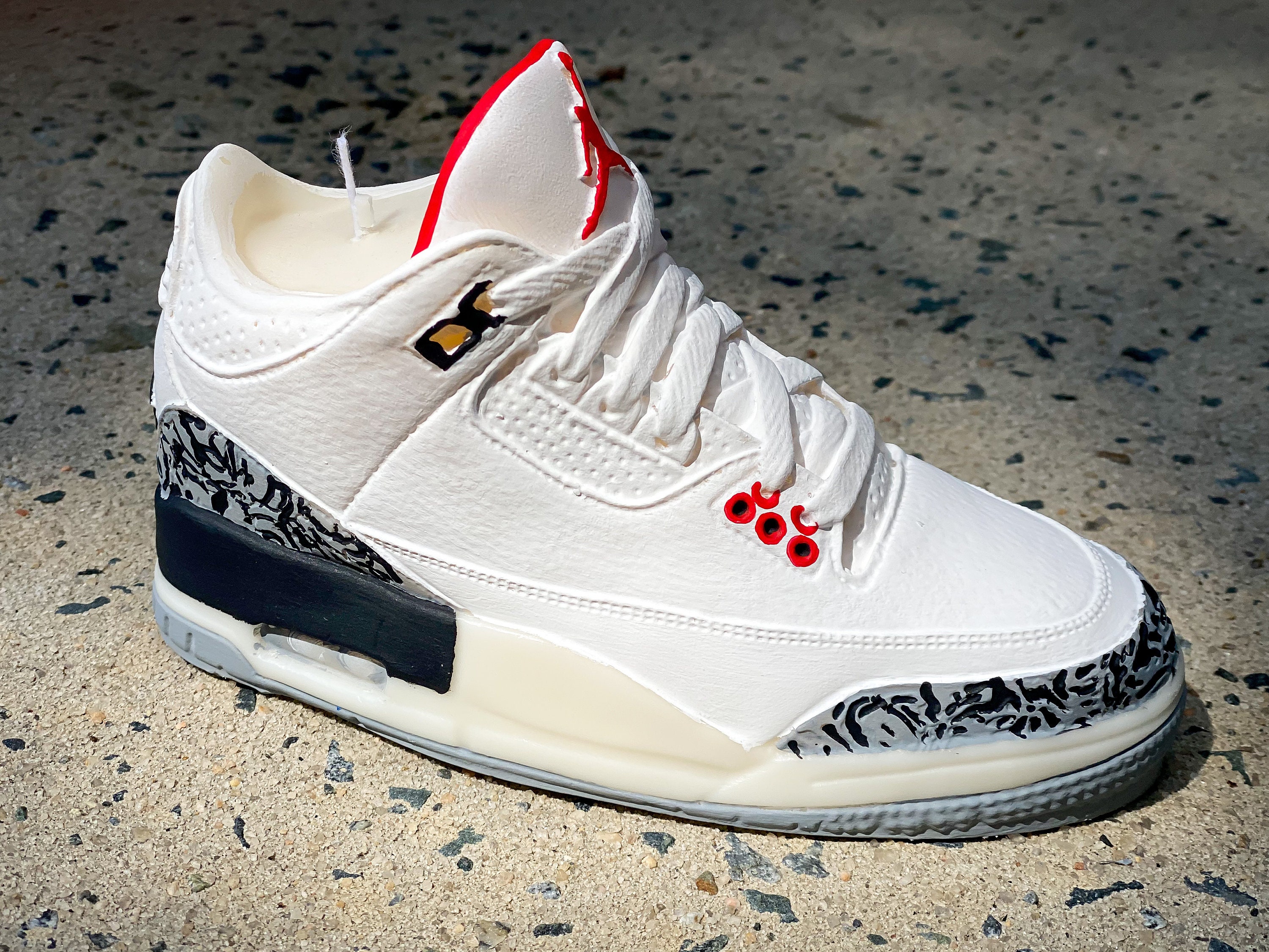 Retro 3s Sneaker Candle AJ3 Soy Candle Jordan 3 High Top - Etsy