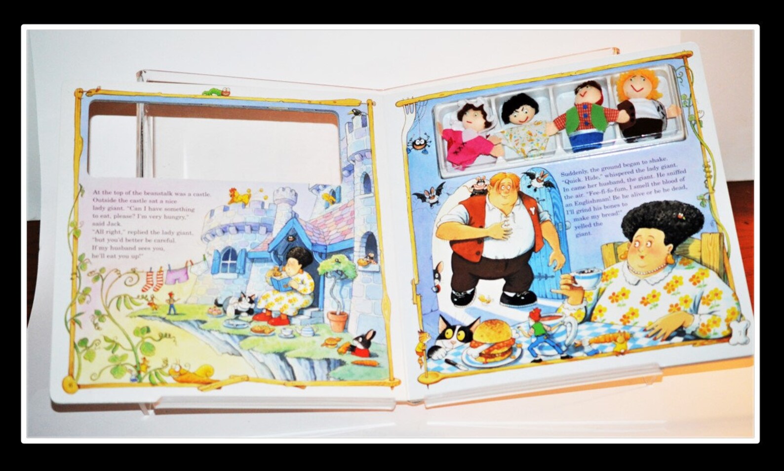 Jack and the Beanstalk with Toy Finger Puppet Theater Etsy