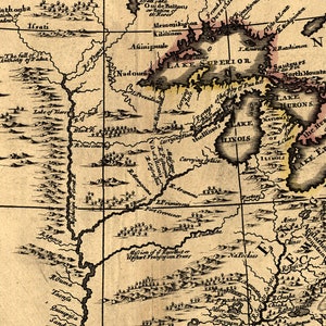 1685 Historic Map of Early North America and the English Empire - Wall ...