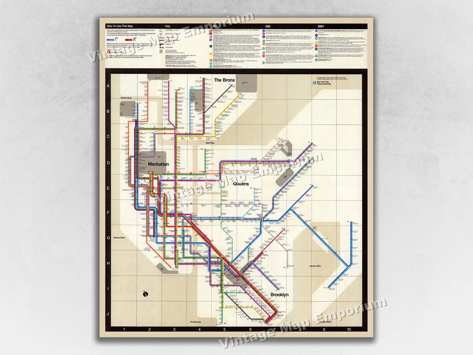 NYC Subway Map Poster New York City Official MTA 2023 2024 Edition Cool  Wall Decor Art Print Poster 12x18 - Poster Foundry