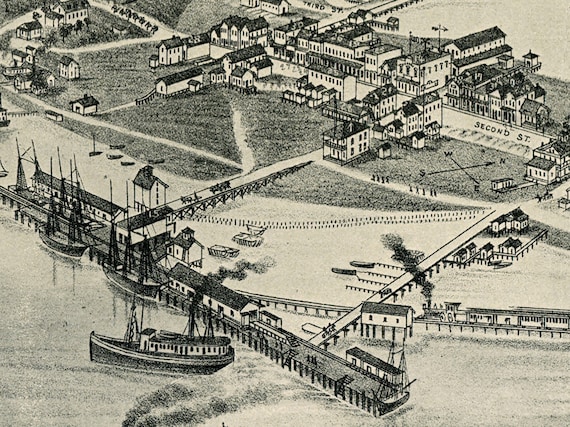 西洋古地図　1729年　Van Der AA 「 ロードス島」　鳥観図　美品 西洋古地図 1729年 Van Der AA 「 ロードス島」 鳥観図 美品 西洋古