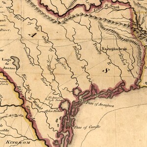 1818 Map of United States Including Louisiana Territory Art Print Map ...