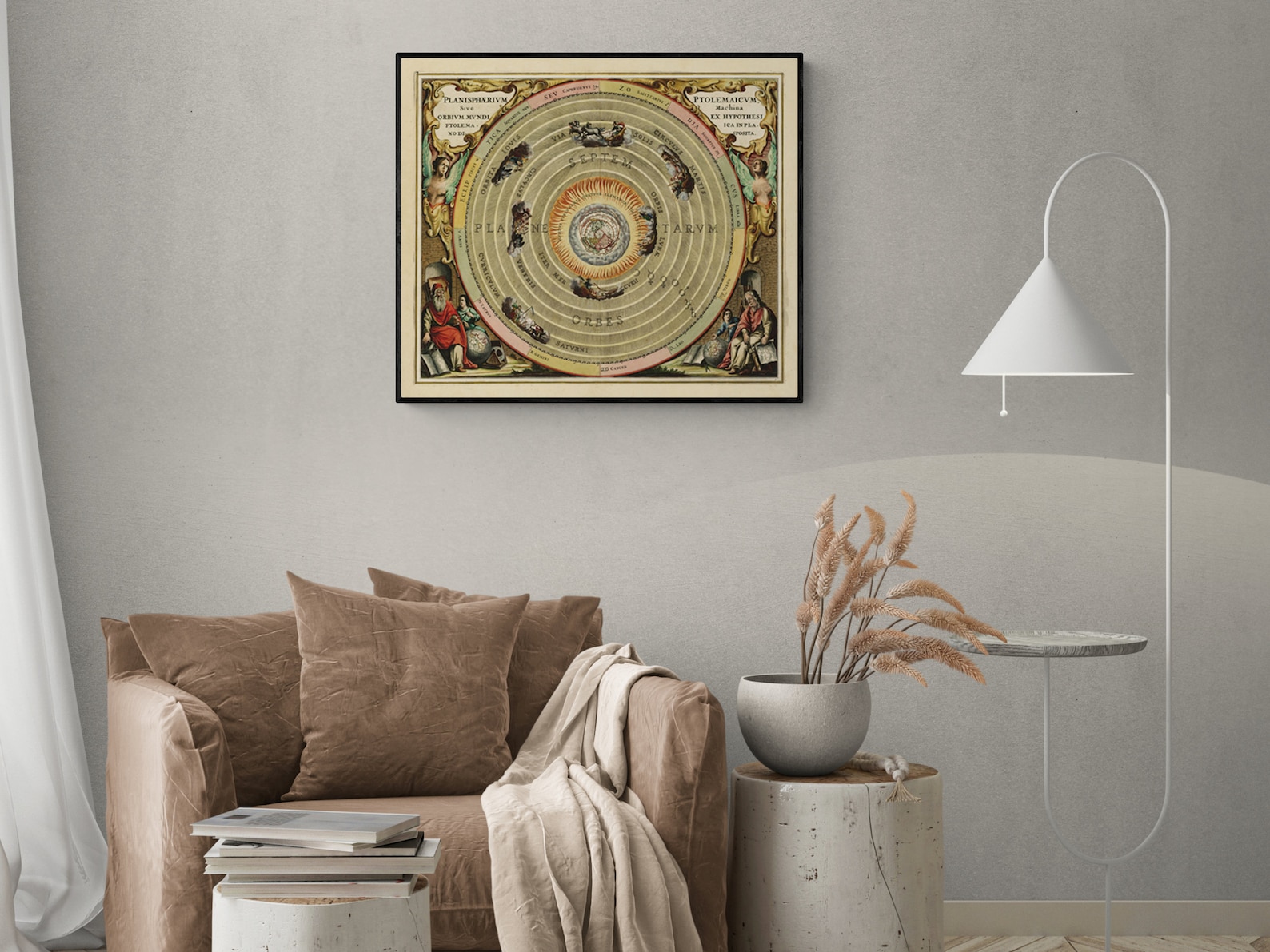 1660 Celestial Map Print Plate 1 - "the Planisphere of Ptolemy" by ...