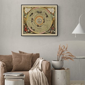 1660 Celestial Map Print Plate 1 - "the Planisphere of Ptolemy" by ...