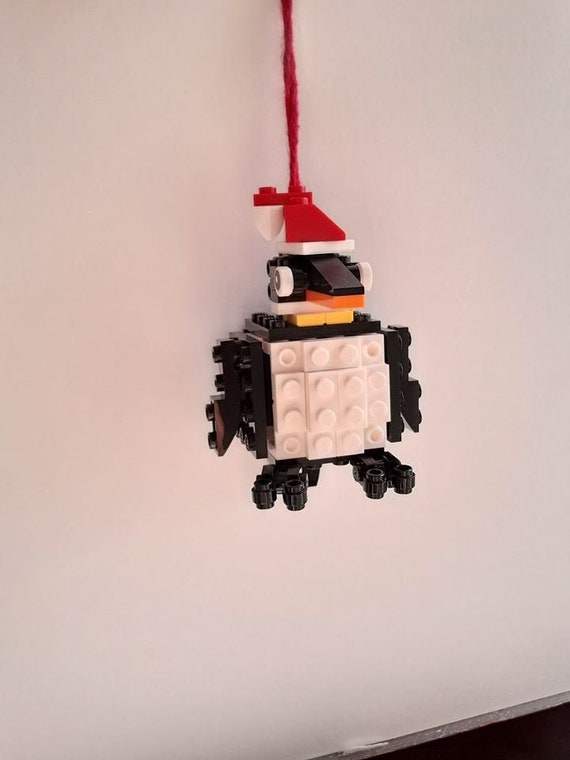 lego penguin ornament