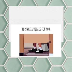 Carte de voeux Seinfeld pour la Saint-Valentin. Carte de voeux imprimée sur du papier cartonné léger et livrée avec une enveloppe.