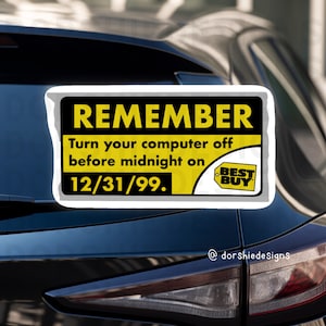 Y2K Fenster Aufkleber