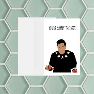David Rose "Eres simplemente el mejor" Tarjetas de felicitación