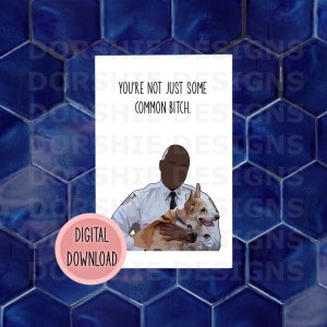 Captain Holt Valentinstagskarte **Zu Hause drucken**Nur digitale Datei**