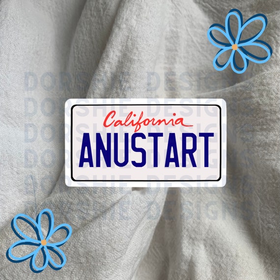 A New Start License Plate Sticker