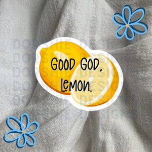 Good God Lemon Sticker