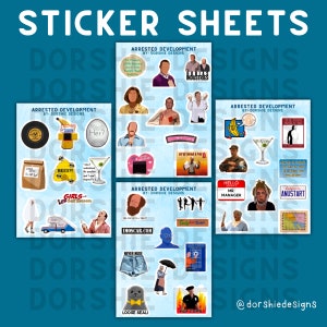 Arrested Development Sticker Sheet