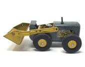 LineMar Toys Hi-Lift Loader Friction Tin Toy Japan (Sh2)