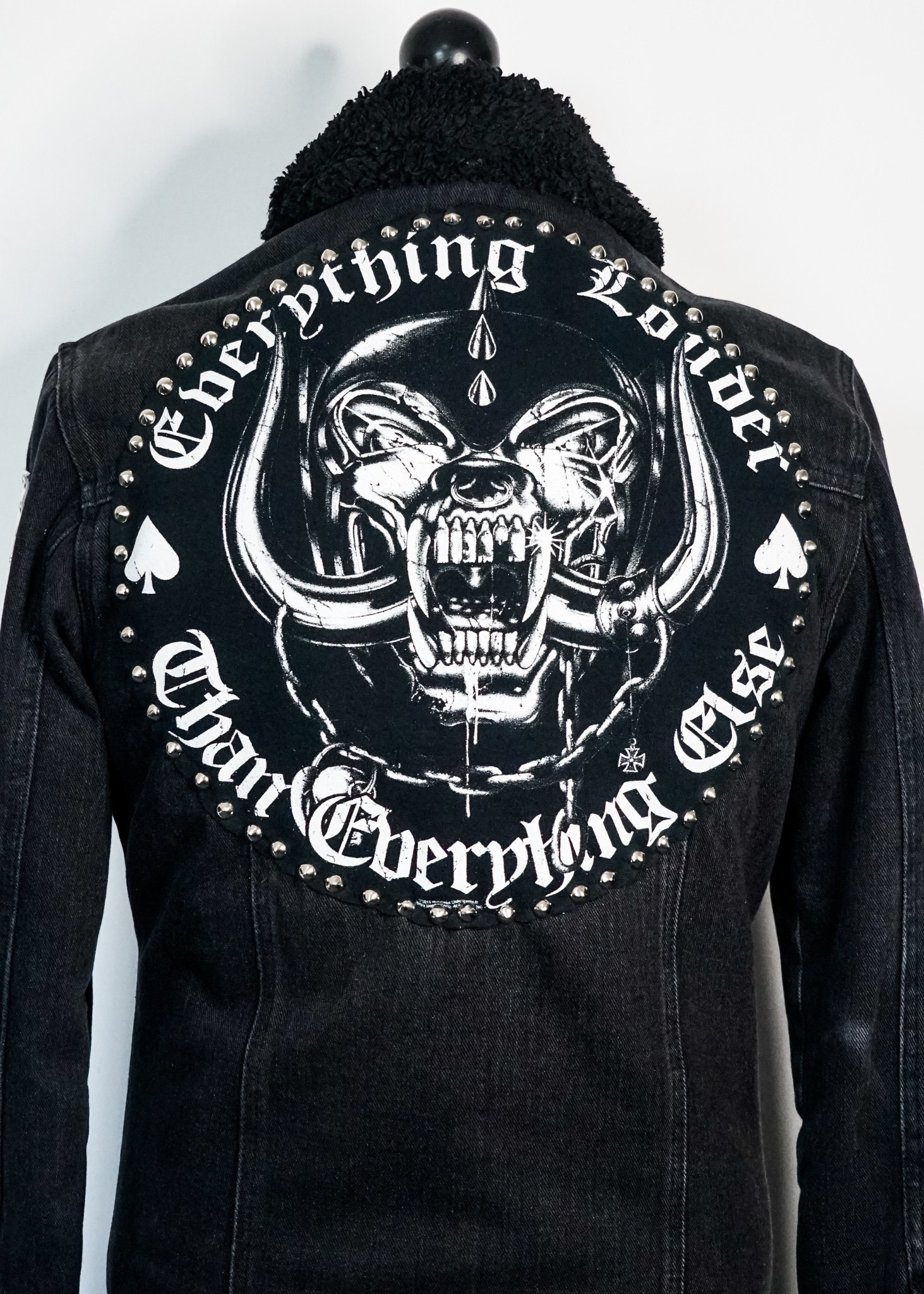 Custom Motörhead Denim Battle Jacket 