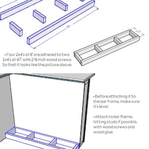 DIY Bar Plans (no Woodworking Skills Needed) - Etsy