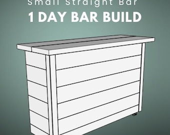 小型ストレートバーの設計図 - 1 日で構築できます!