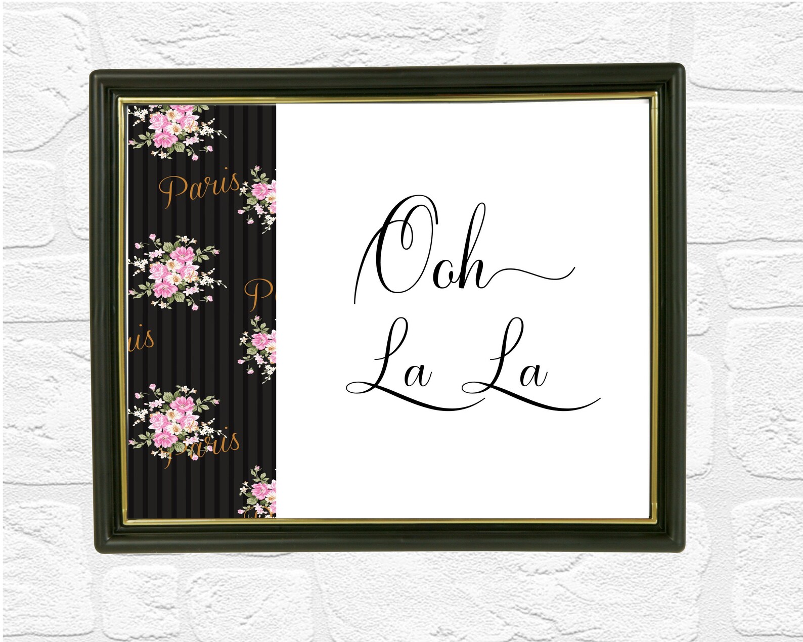 French Wall Art / Ooh La La / Printable Wall Art / French | Etsy