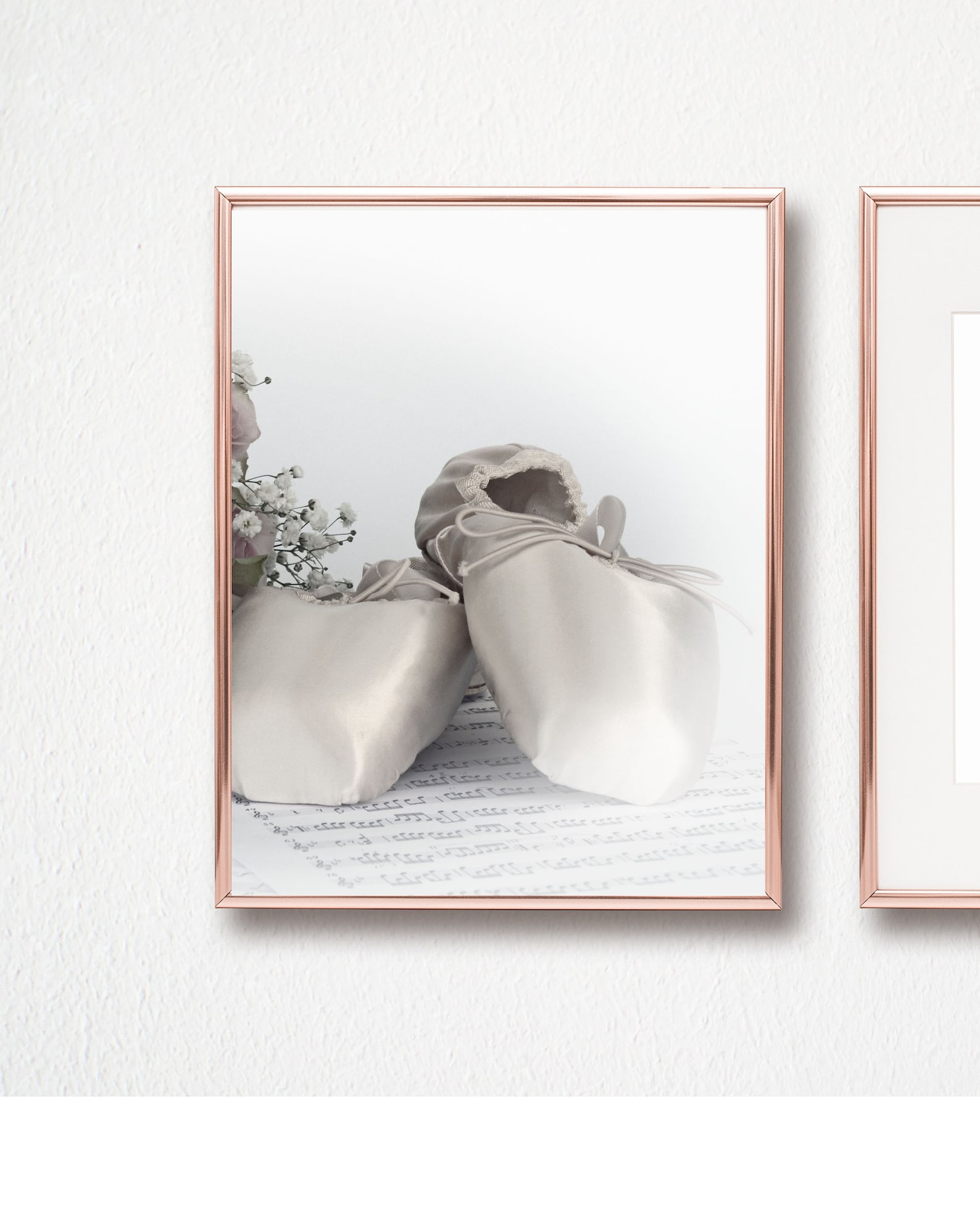 ballerina shoes 8x10 set of two wall art/instant download/black white wall art/printable wall art/ballet photography/ballet shoe