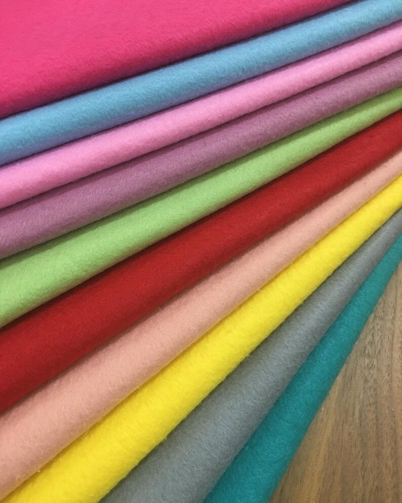 Felt Felt Yardage Merino Felt by the Yard Wool Blend Felt Etsy