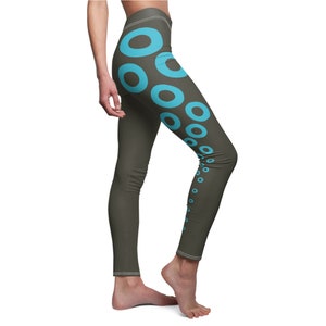Phish Casual Leggings - Fishman Donut Logo Bubbles SET 3 Variante - Fan, Phan, Lot, Kasvot - Phish Yoga Hose Phish Leggings