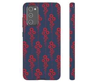 Coque anti-hameçonnage pour iPhone et Samsung. Logo de bulles d'hameçonnage Fishman Donut. Boîtier robuste mat ou brillant. Art phanois, Art du lot, Kasvot Vaxt