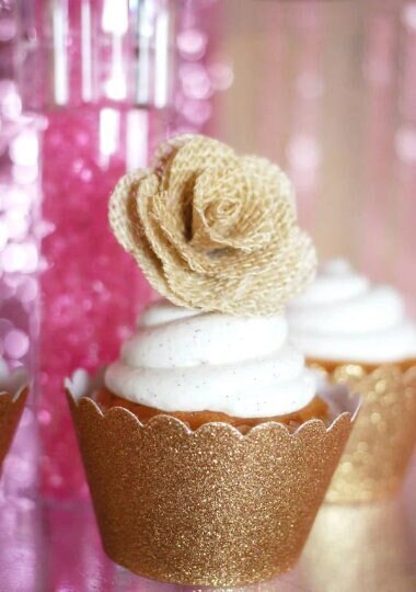 12ct Gold glitter cupcake wrappers gold glitter cupcake liners cupcake wrappers glitter cupcake cupcakes glitter wrappers no