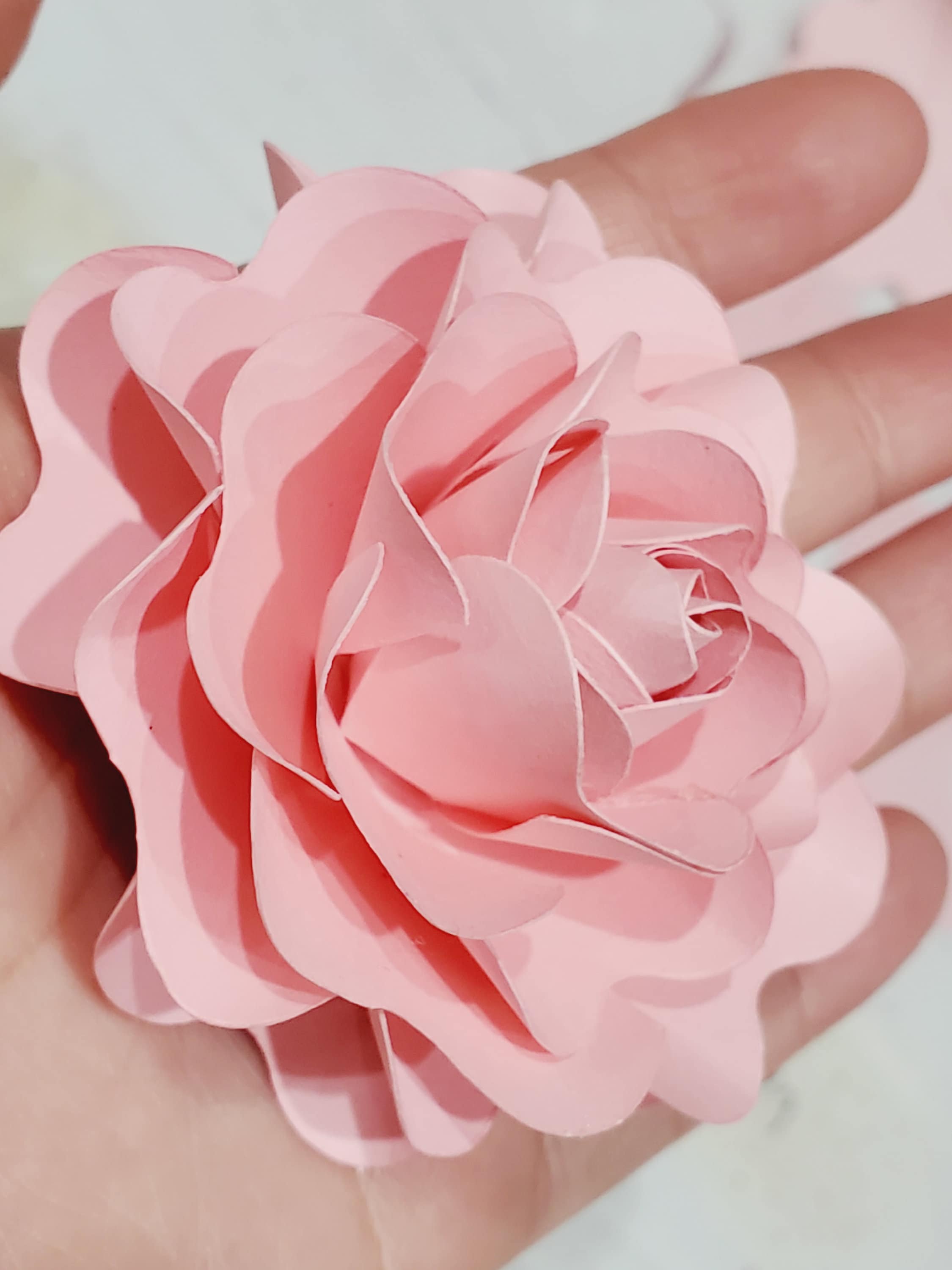 12ct Rose Template DIY, Rose Diecuts, Paper Roses, Paper Flowers, Roses