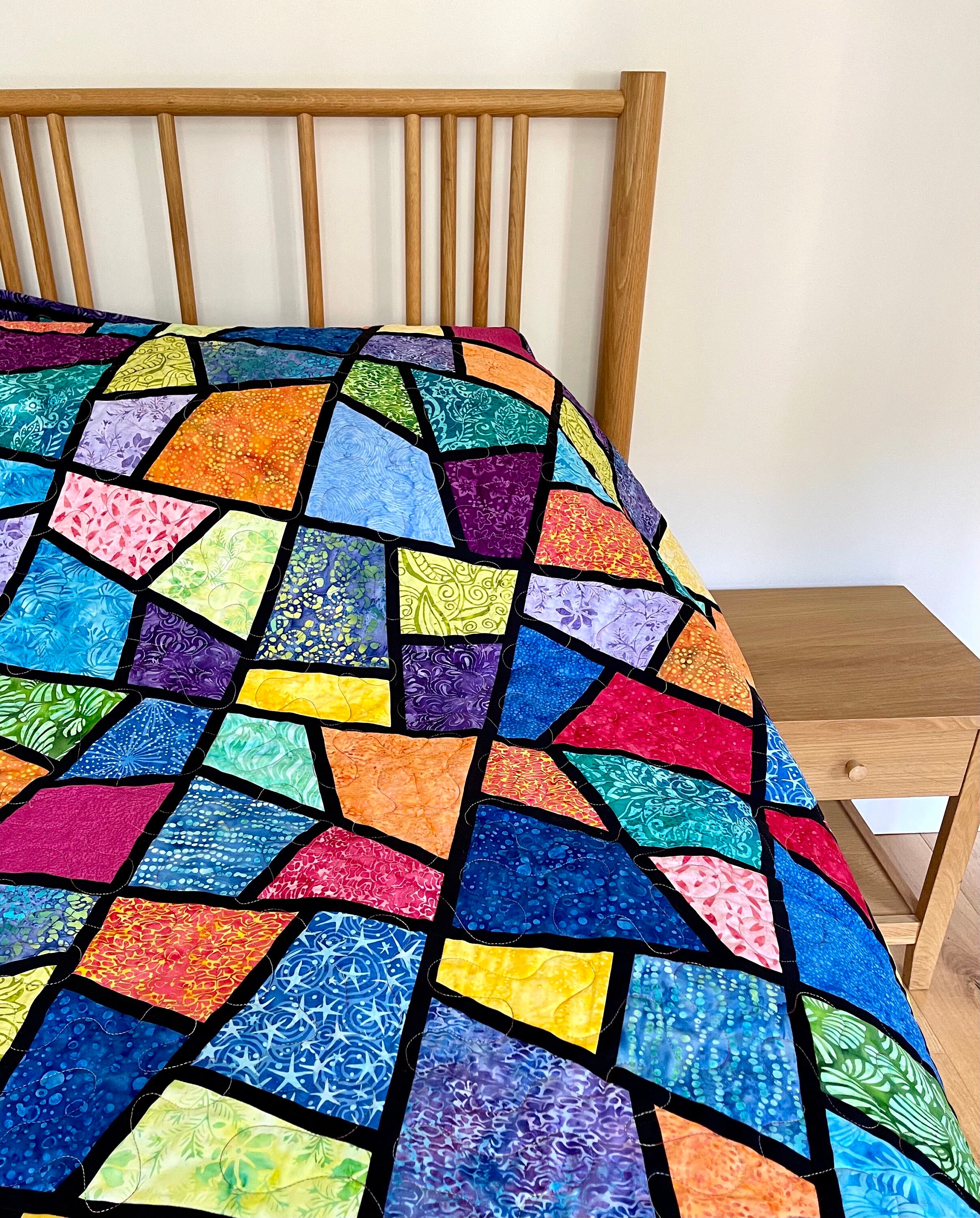 Shay patchwork quilt blanket hotsell