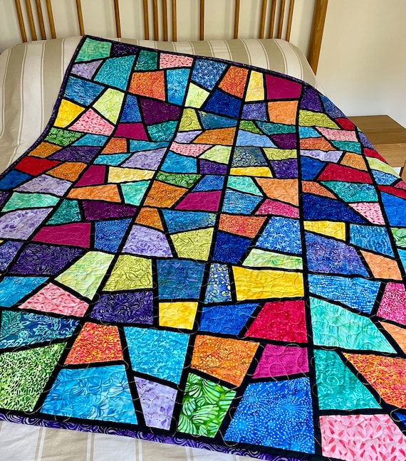 Batik throw blanket sale