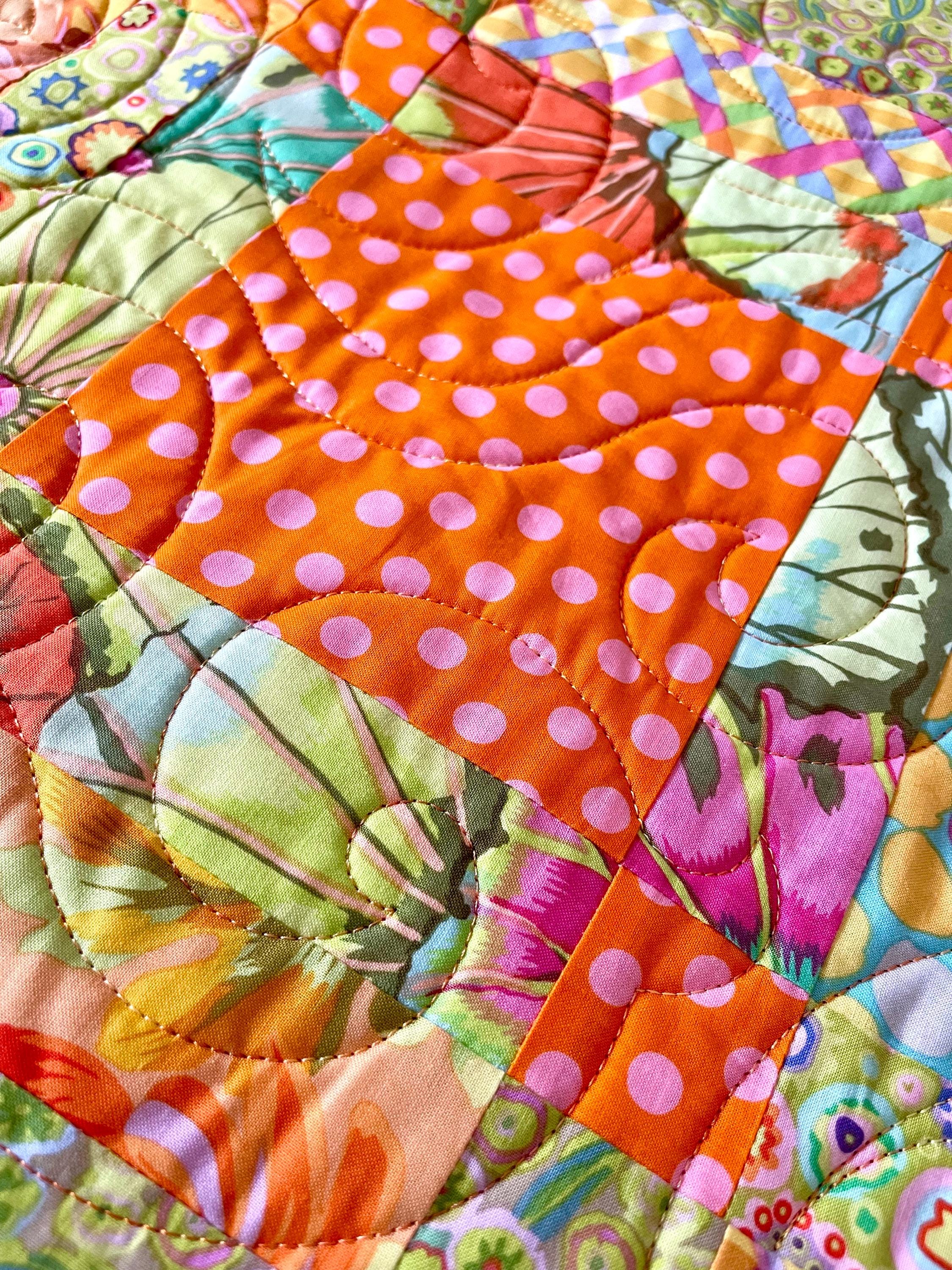 Kaffe Fassett パッチワークキルト：手作りのカラフルなスロー、50